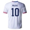 Officiële Voetbalshirt USA Pulisic 10 Thuis 2024 - Heren